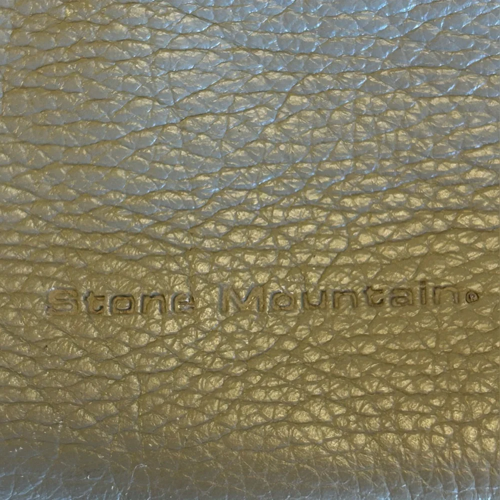 Stone Mountain Taupe Leather Satchel Drawstring